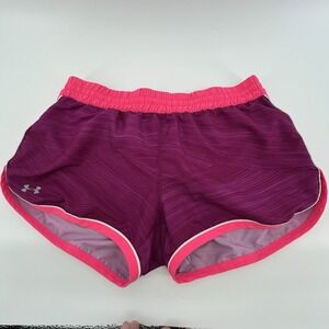 Womens Under Armour Heat Gear‎ Shorts Running Exercise Training Fitness Work Out